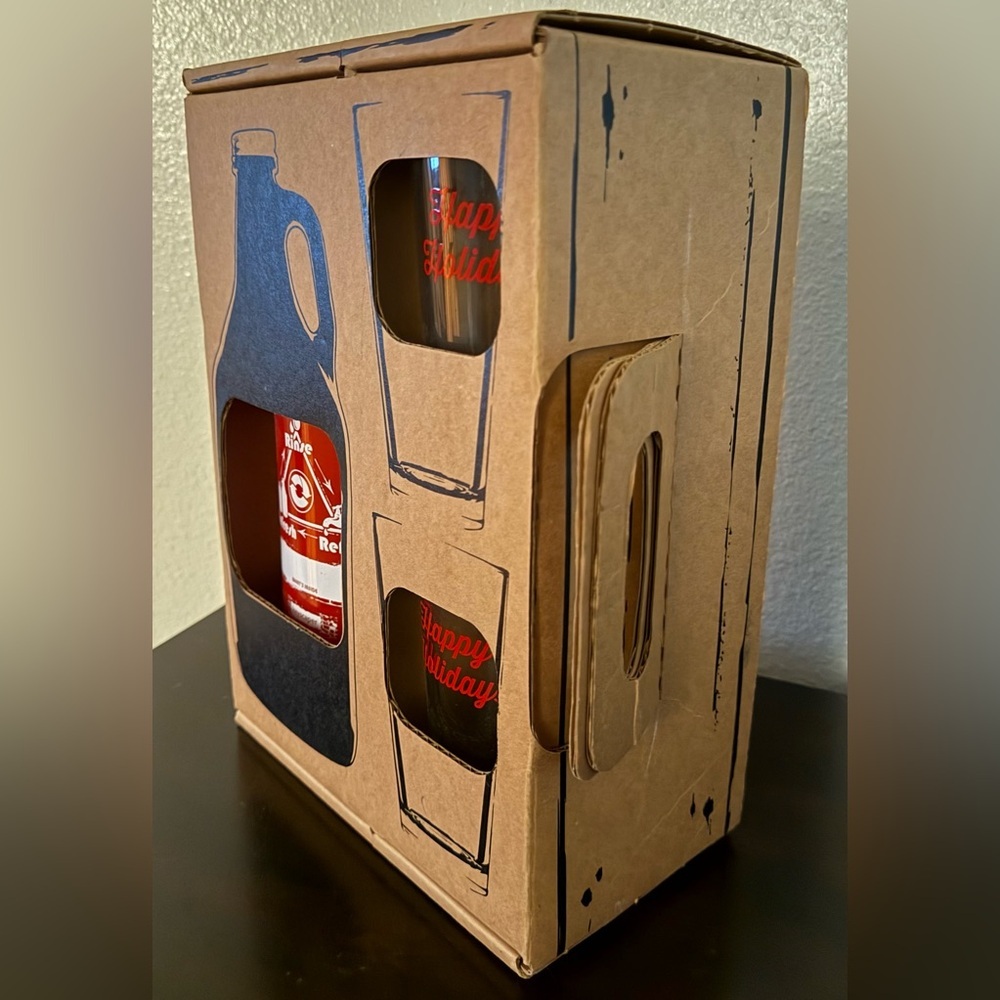 Keyscaper Beer Growler & Pint Glass Gift Set | Holiday Barware | New - Picture 4 of 4
